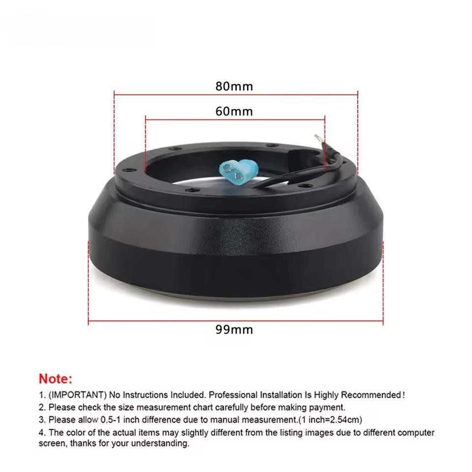 160H Steering Wheel Hub Adapter for Mazda, Hyundai Verna, and Kia Furi