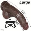 Multiple Sizes Realistic Flexible Dildo, Wearable Silicone Penis with Strong Suction Cup, Anal & G-Spot Stimulation Toy for Women, Men & Couples