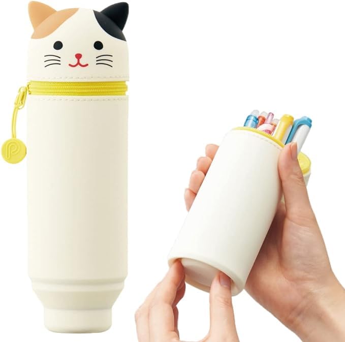 LIHIT LAB Stand Pen Case Punilabo Calico Cat A7712-7