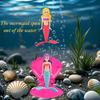 4Pcs Rotating Mermaid Pool Toys, Underwater Play Toys for Party & Gift