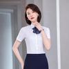 Teluoman Unisex 63% High Cotton Short Sleeve Business Casual Shirt