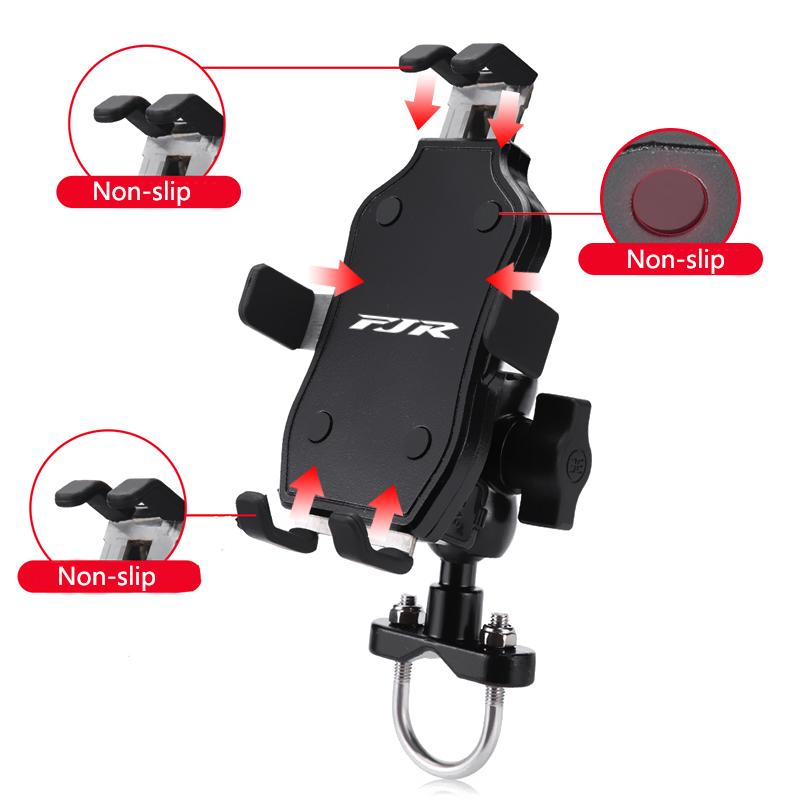 2025 New Motorcycle Accessories handlebar Mobile Phone Holder GPS stand bracket For YAMAHA FJR 1300 FJR1300 FJR1200 2006-2025