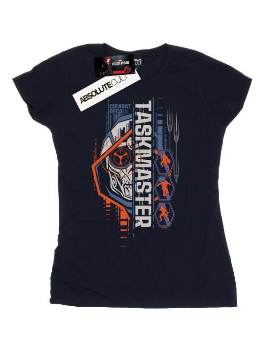 Marvel Womens/Ladies Black Widow Movie Taskmaster Combat Recall Cotton T-Shirt