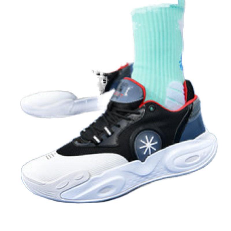 

Студенческие спортивные баскетбольные кроссовки молодежные новые дышащие с верхом из летучего трикотажа, на платформе, спортивные кроссовки средней и высокой посадки, тренировочные кроссовки мужские 44