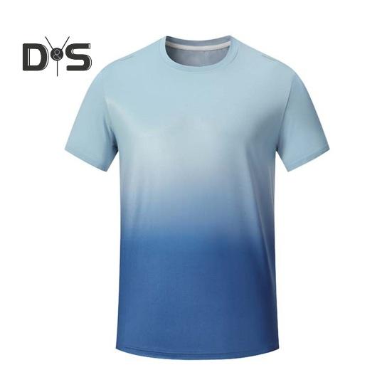 

Мужская рубашка с круглым вырезом и коротким рукавом, рубашка-топ, стандартный крой, мягкая дышащая повседневная спортивная рубашка для фитнеса, повседневная одежда XXL светло-синий