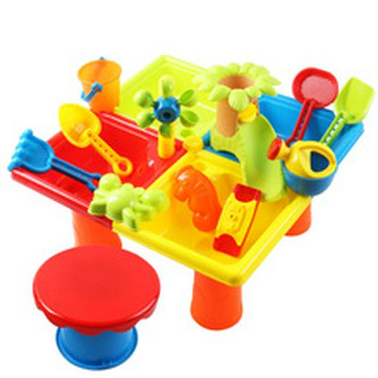 Children's Foldable Beach Toy Set: Telescopic Bucket, Round Bucket, Shovel for Sand & Water Play.