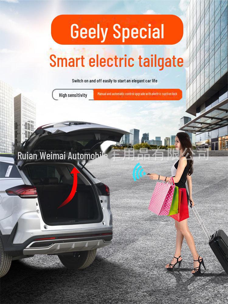 Electric Tailgate Kit for Geely Models: Geometry E, Boyue X, Jiaji, ICON, Haoyue PRO, Geometry C, Kick EX3