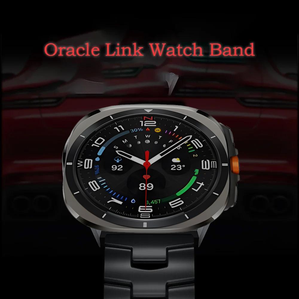 Titanium Strap for Samsung Galaxy Watch Ultra 47mm Smartwatch Lightweight Band Bracelet for Galaxy Watch 8 Ultra Belt Wristband