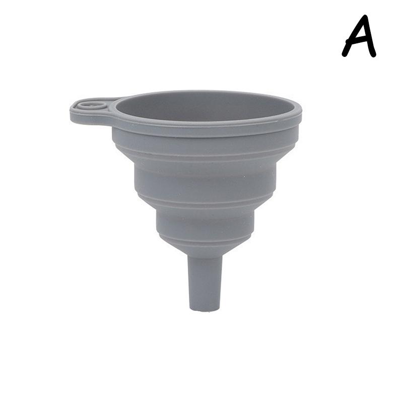 Food Grade Silicone Funnel Mini Silicone Folding Funnel Practical Kitchen Liquid Dispensing Mini Funnel Portable Kitchen Tools