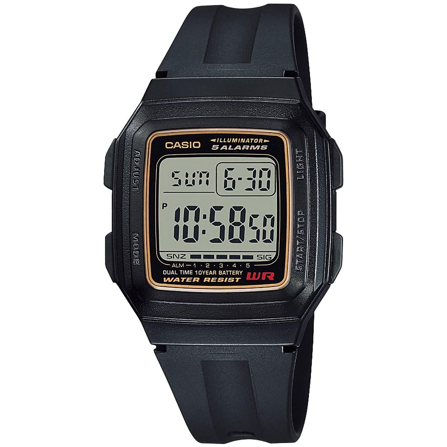 Casio Wristwatch Collection F-201WA-9AJH Mens Black
