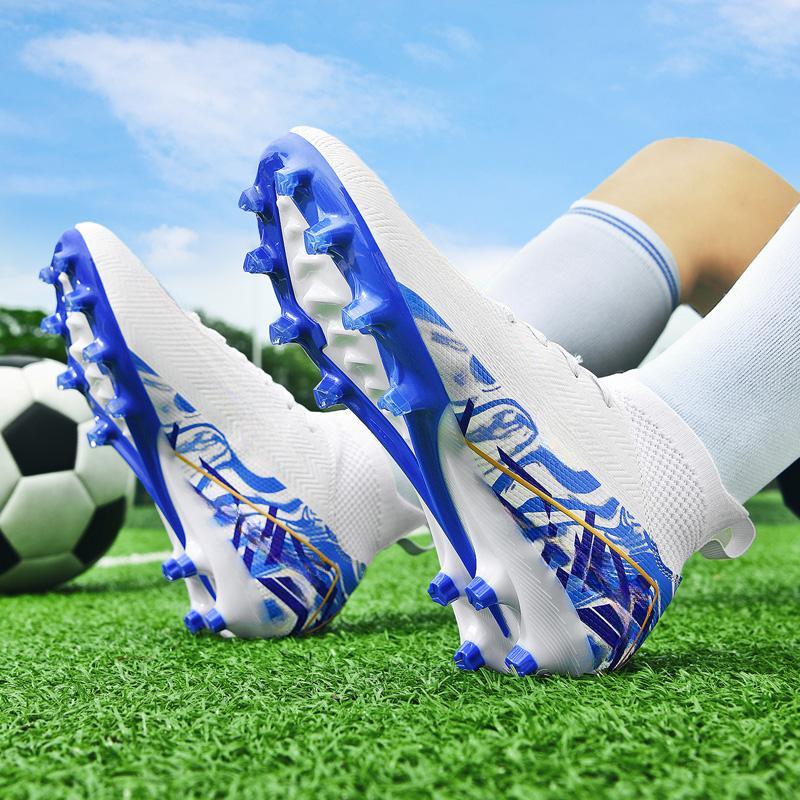 33-45 Herren Langnagel High Top Fußballschuhe Trainingsschuhe Kinderfußballschuhe