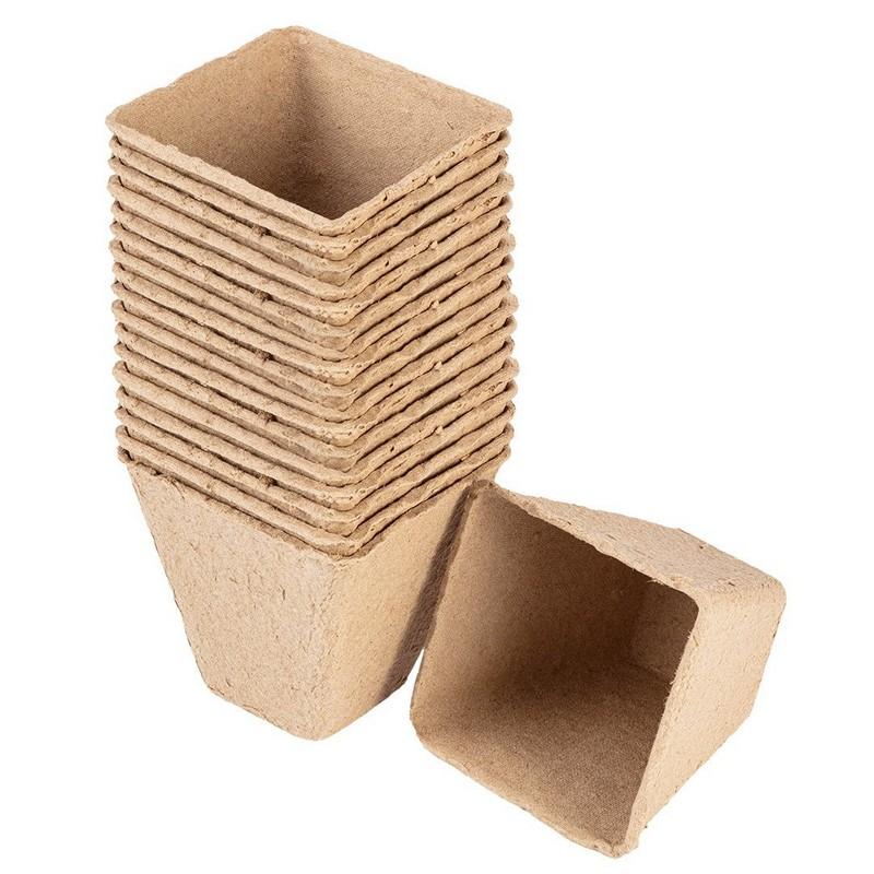 Peat Seed Bed 8*8*7.8 Cm, 18 Pieces - T 15G464