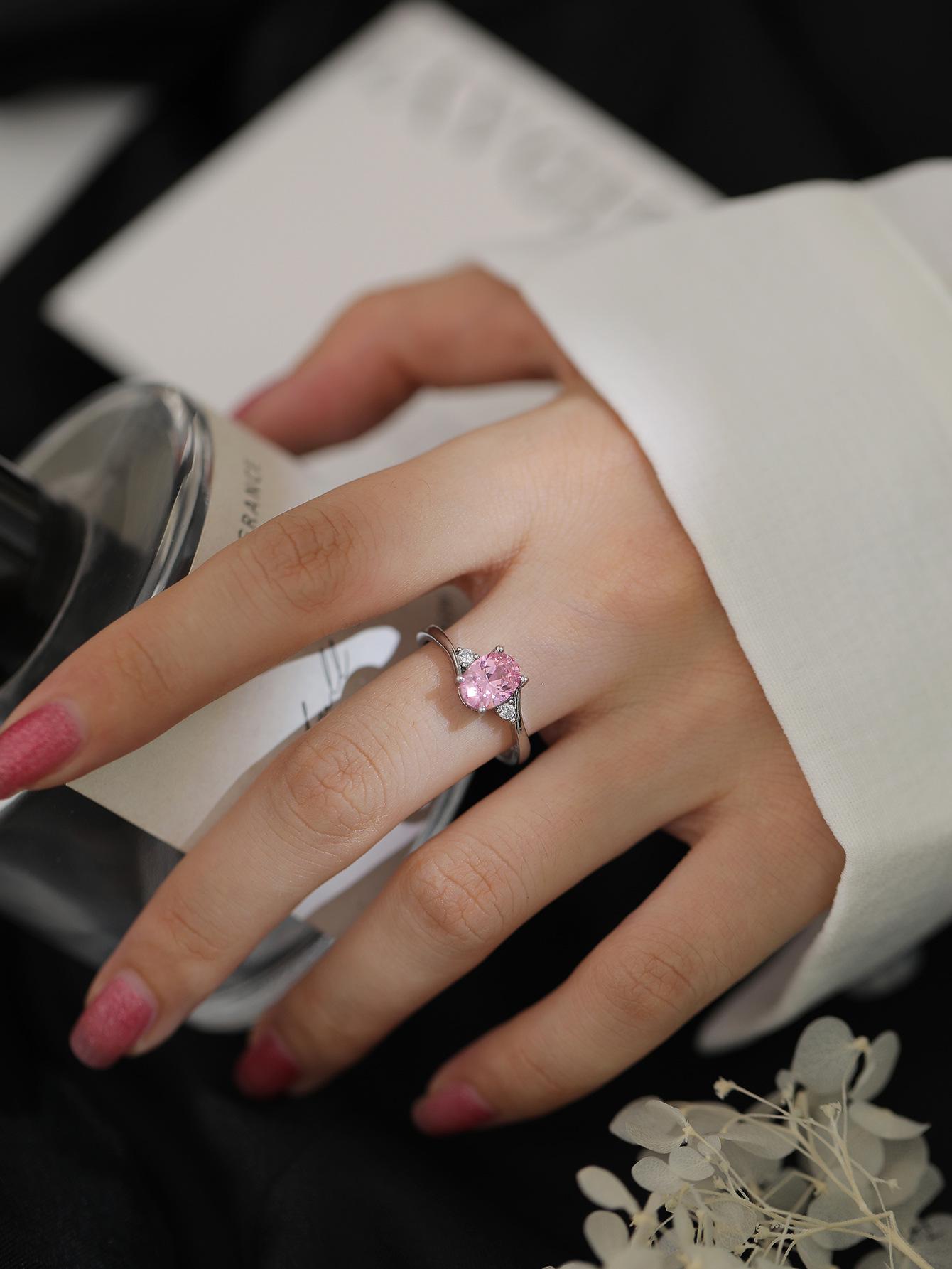 

Минималистичное кольцо с изумрудно-зеленым цирконом: Европейские и американские модные тенденции Adjustable Open Size