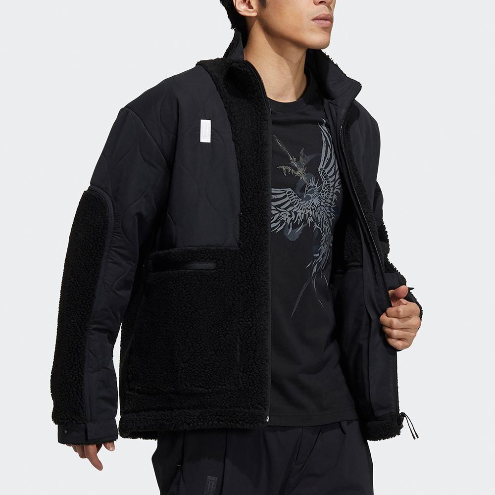 adidas Originals Wj Mixboa Jkt Splicing Fleece Jacket Black Men H40243