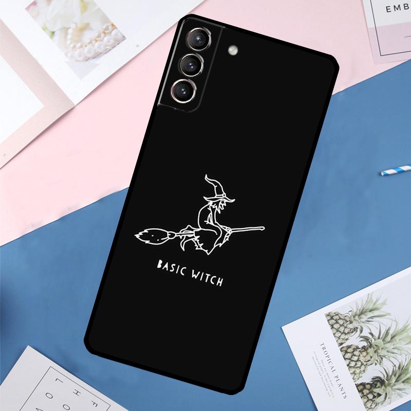 Gothic Witch Satan Case For Samsung Galaxy S25 Ultra S21 S22 S24 S23 Ultra S9 S10 Plus S21 FE S25 FE Back Cover