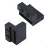 Pack of 2, Zinc Alloy Door Stopper Replacement Part, Heavy Duty Stop Wedge for Sliding Barn