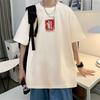 Unisexs Tshirts Cotton Big Size Unisexs Summer Wear Black Oversized T Shirt Fashion Loong Print Casual Tee Shirts Male Clothes