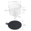 16pcs Coolant Funnel Kit Large Injection Port Anti Overflow Includes Cloth ABS Rubber Universal Fit