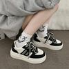 Fashion 2024 New Spring and Autumn Breathable Versatile Korean Style Trendy Board Shoes Thick Sole Big Head Casual Shoe Women's Shoes