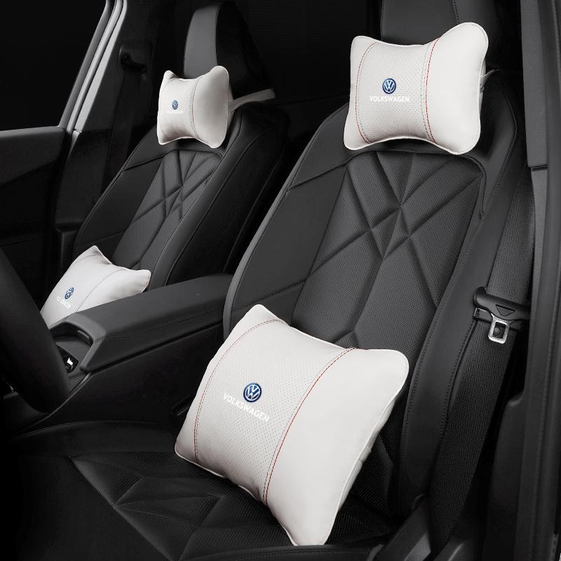 2026 Karštas Volkswagen VW 2025 Volkswagen VW Golf Amarok T5 ID3 T-Cross Jetta T-ROC Suede Automobilio Kaklo Pagalvėlė Pagalvėlė Juosmeniui S