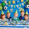 Football Birthday Decorations Soccer Theme Party Supplies Cup Plate Banner Balloons For Kids Boys Party Favor Gifts Photo Props