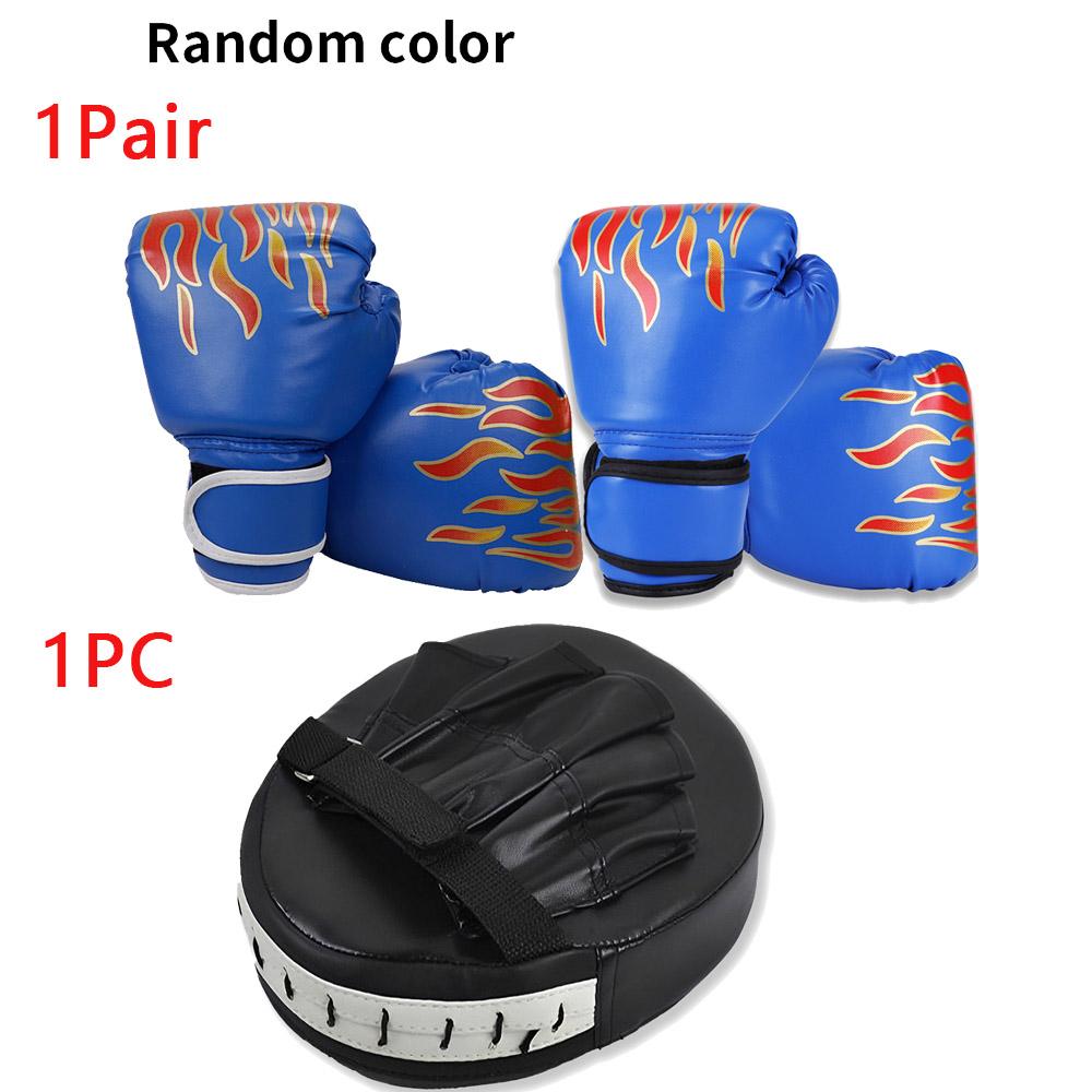 2/1PCS Kick Boxing Gloves Pad Punch Target Bag Men PU Karate Muay Thai Free Fight Sanda Training Adults Kids Equipment Accessory