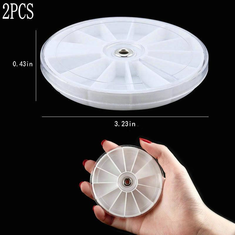 Plastic Organizer Storage Box  Container Jewelry Box with Adjustable Dividers for Beads Art DIY Crafts Jewelry Fishing Tackles