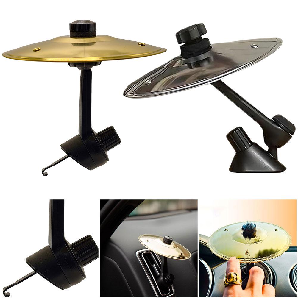 Car Drum Cymbal Air Vent Mini Drum Easy Clip-On Mini Cymbal for Music Lovers Suitable for All Types of Vehicles