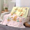 1pc, Duffy and Friends (11) Home Decor Flannel Blanket Perfect Gift for Bedroom, Living Room, Travel, Camping, Car