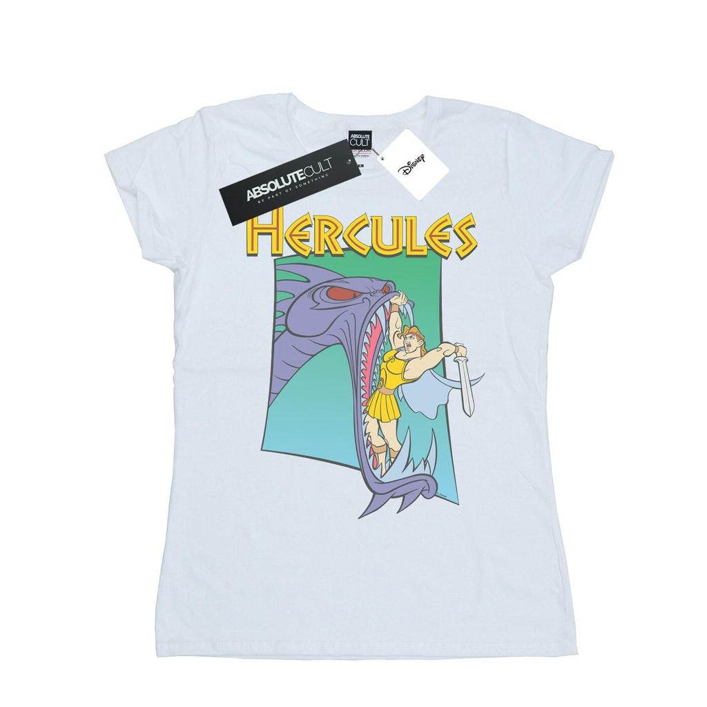 Disney Womens/Ladies Hercules Hydra Fight Cotton T-Shirt