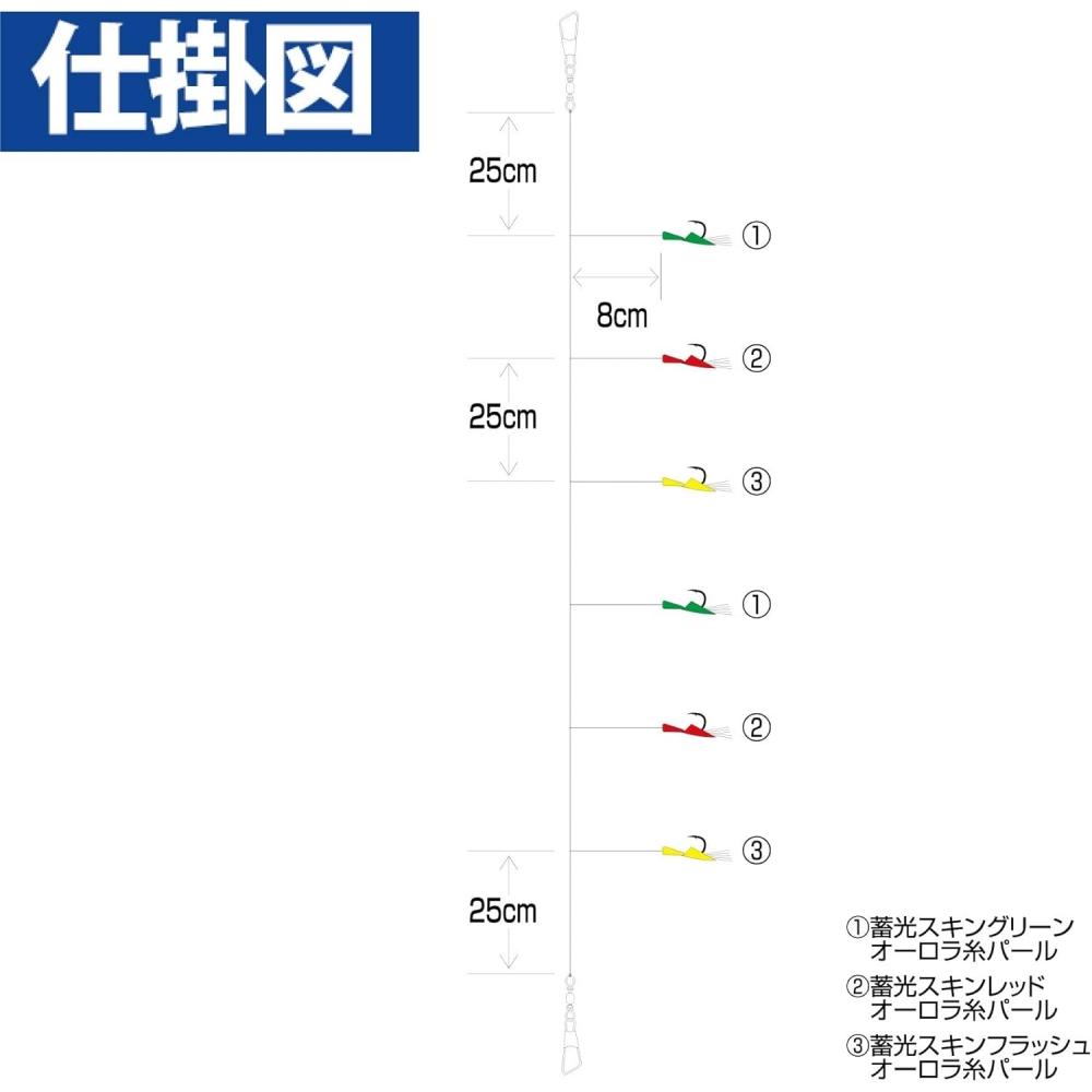 Hayabusa  Hayabusa  Hs402 Small Horse Mackerel Specialty Embankment Small Horse Mackerel Gome Mix 10 3