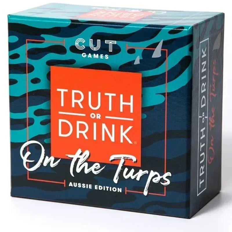 

Truth or Drink English Board Games Drinking Card Friends Party Board Game