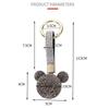 High Quality Rhinestone KeyChain Pendant Mickey Head Keychains Claw Bling Crystal Ball Key Chain Car Accessories Fashion Jewelry