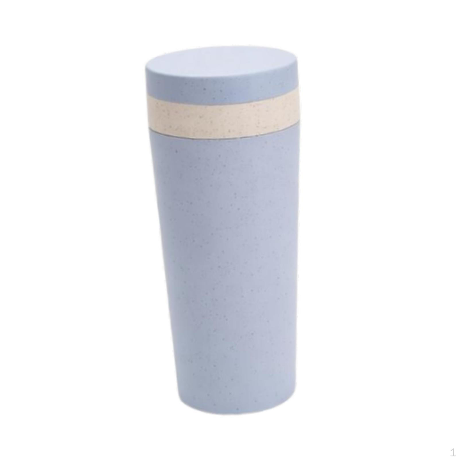 

Insulated Water Bottle Cup Leakproof Straw PP Double Wall Travel Mug Reusable Drinkware Suitable for синий