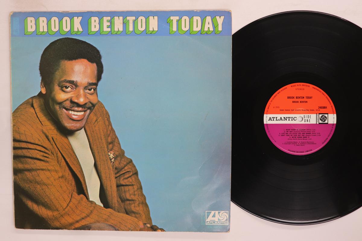 

Виниловая пластинка БРУК БЕНТОН Brook Benton Today 2465004 ATLANTIC 1970 Великобритания SoulFunk Б/у