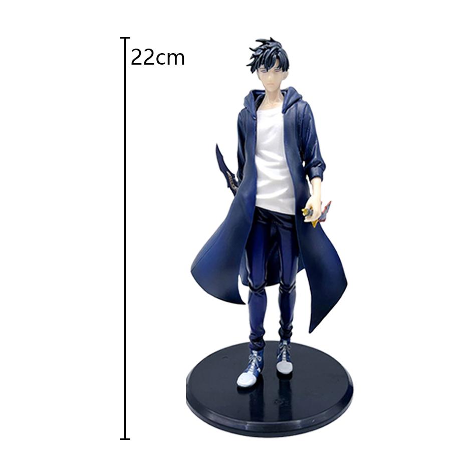 Nowa Figurka SoloLeveling Król Cieni Sung Jinwoo Cheng Xiaoyu Ręczny Model Ozdoba Biurkowa Figurka Akcji Kolekcja Anime Prezent