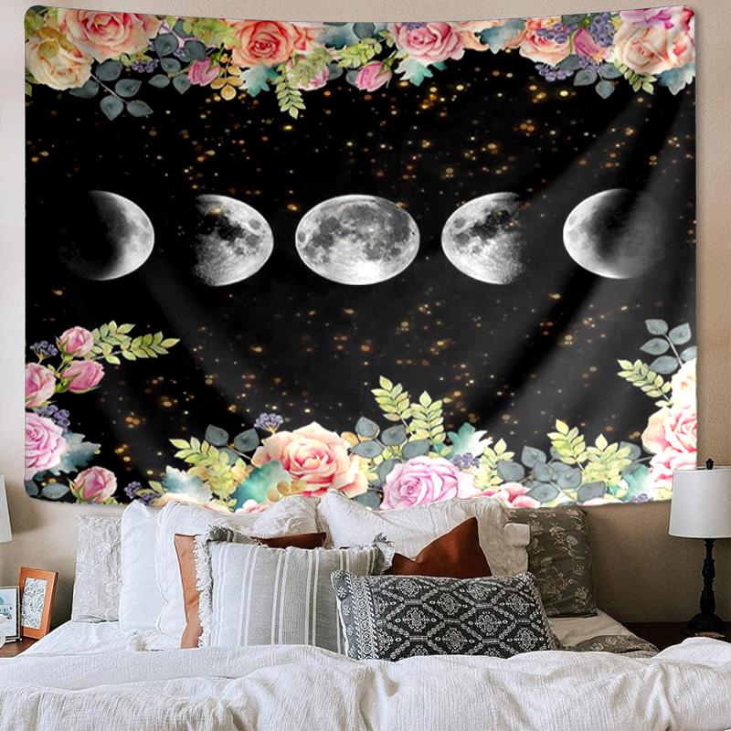 Astrological Symbols Mandala Tapestry Room Decoration Wall Hanging for Living Room Bedroom, Dormitory, Birthday and Christmas Gifts