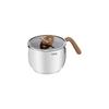 [Online Exclusive] T-fal 16cm Saucepan, IH and Gas Stove Compatible, OptiSpace IH Stainless Steel