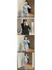 Slim-Fit Light Blue Hoodie Jacket - Versatile, Fashionable Spring/Autumn Cardigan Top