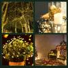 5/10/20ft Battery USB Charging Fairy Lights String Wreath Garland Decor  for Indoor Outdoor