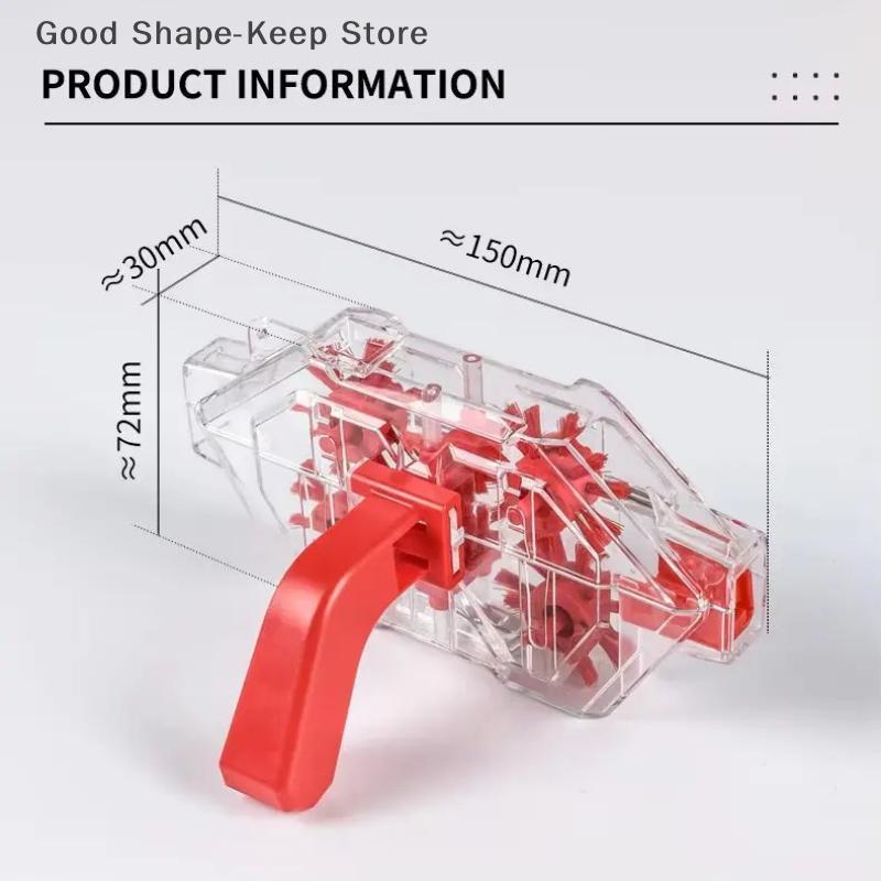 Transparent Quick Release Bike Chain Cleaner Visual Immersion Road Cycling Chain Cleaner Tool for Bicycle Maintenance