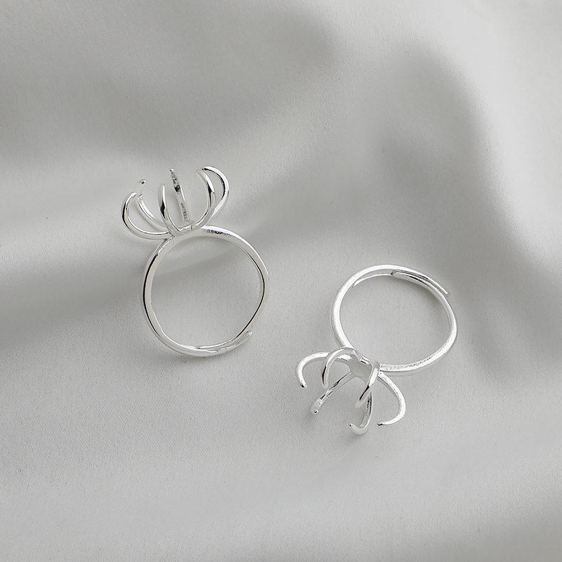 

14K Gold Plated Adjustable Ring Base with Natural Irregular Stone