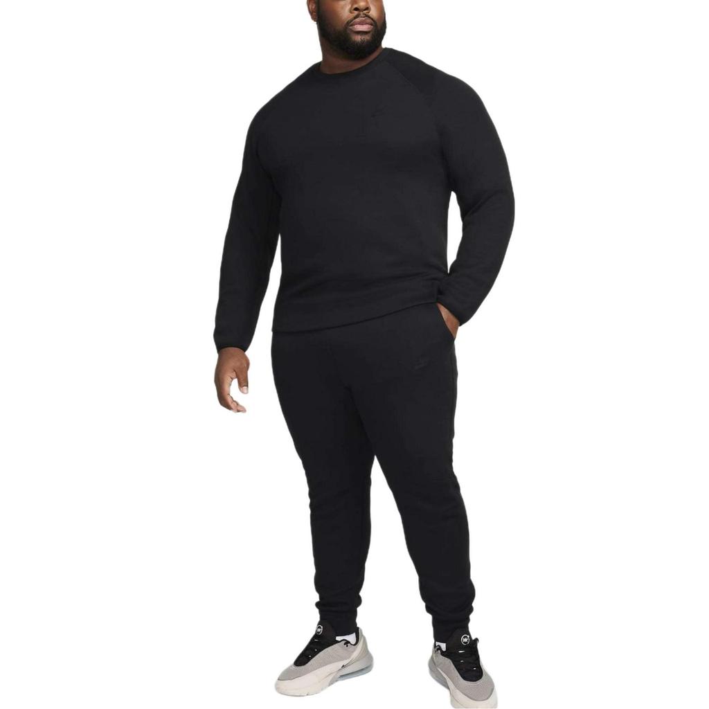 Nike Men's Sportswear Tech Fleece Crew Neck Sweatshirt 'Black' FB7916-010