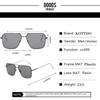 Vintage Oversized Sunglasses Men polygon Anti-Reflective Mirror Classic Square Metal Glasses Fashion New Women Sun Glasses Uv400