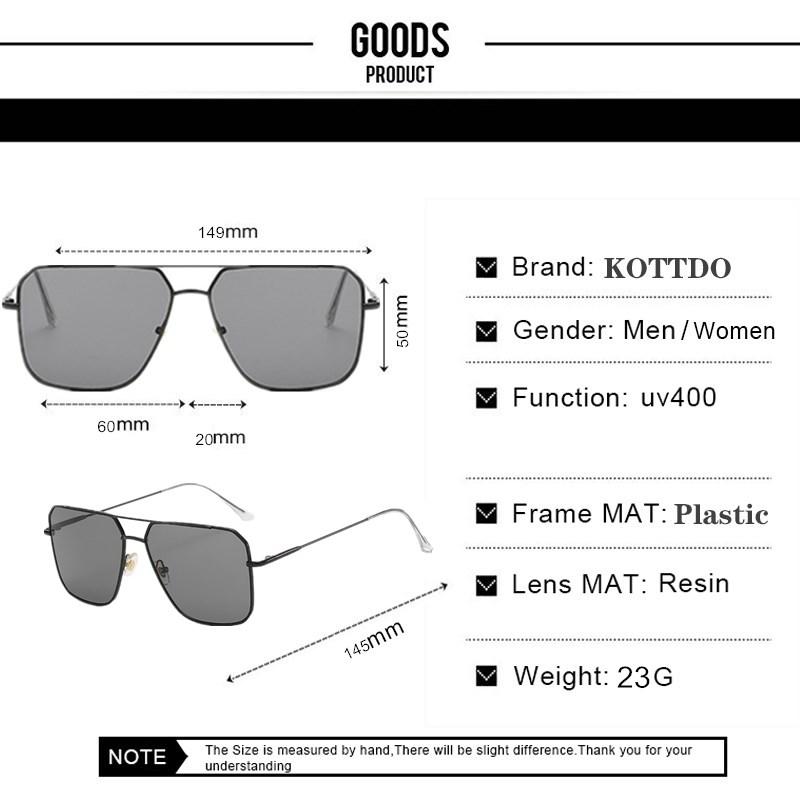 Vintage Oversized Sunglasses Men polygon Anti-Reflective Mirror Classic Square Metal Glasses Fashion New Women Sun Glasses Uv400
