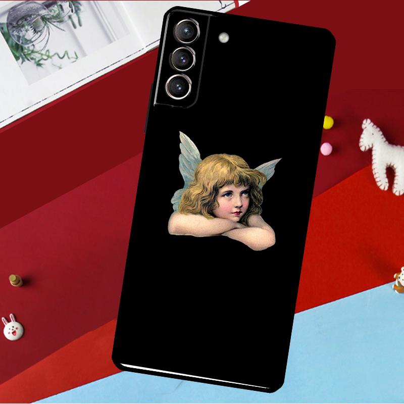 Renaissance Angel Aesthetic Funda For Samsung Galaxy S26 S25 S24 S21 S22 S23 Ultra S10 Plus S20 FE S25 FE Phone Case