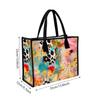 Abstract Print Fashion Tote Bag Stylish Daily Carry Handbag for Outdoor Use