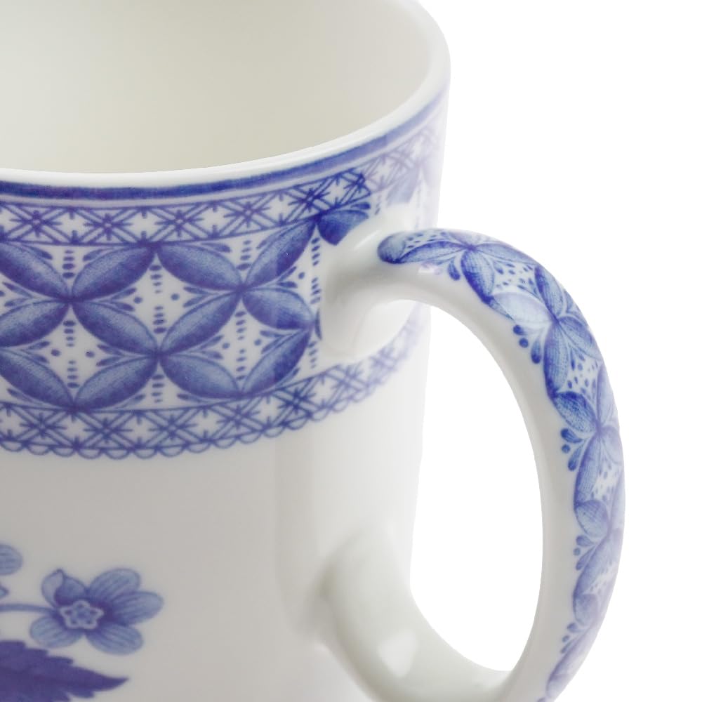 Spode Blue Loom Mug, 250ml, Geranium [Parallel Import]