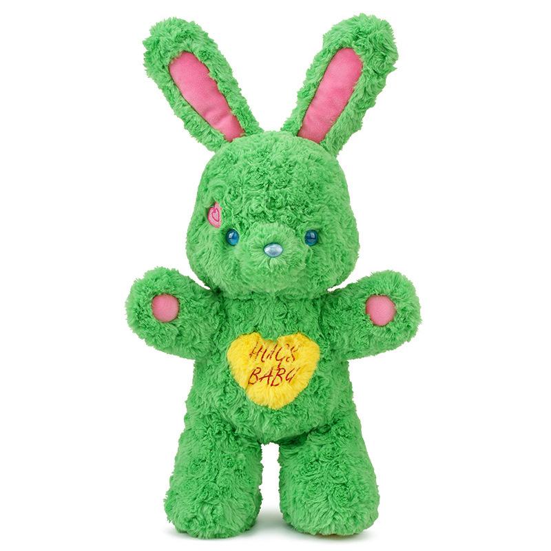 Teddy Bear Stuffed Animals Soft Cuddly Stuffed Bear Bunny Rabbit Plush Toy with Heart in Foot Valentine's Day Gifts for Her