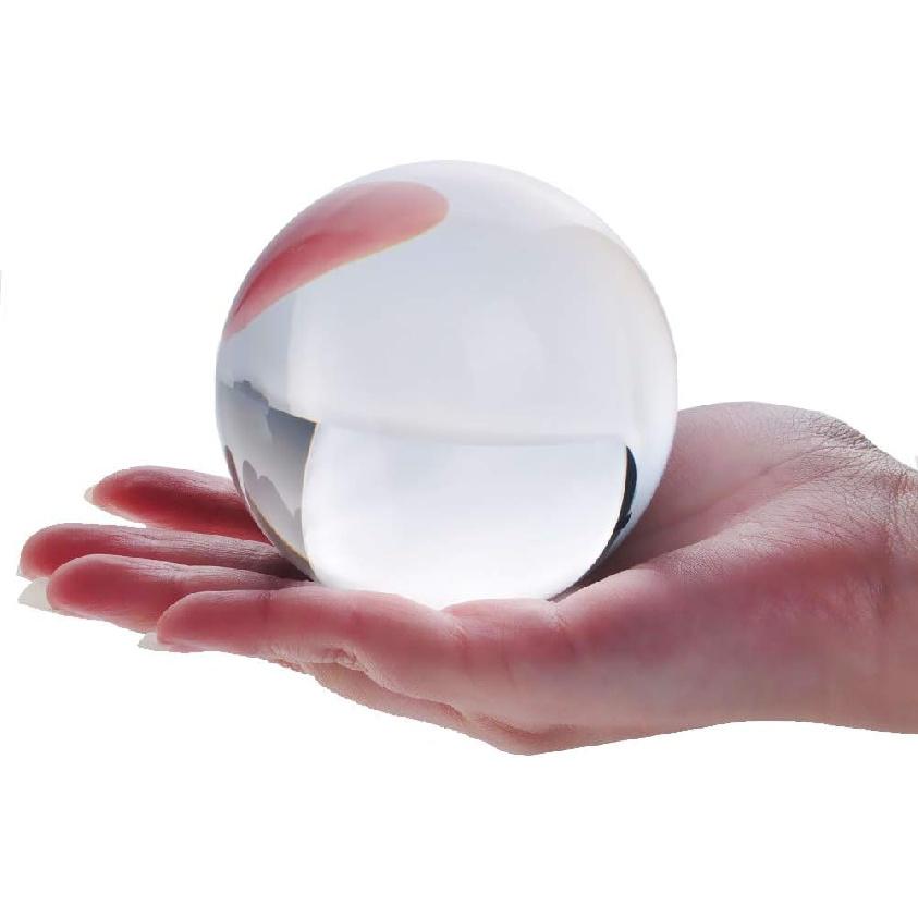 DSJUGGLING Clear Acrylic Contact Juggling Ball 90mm - 3.54  Practice Ball for Beginners